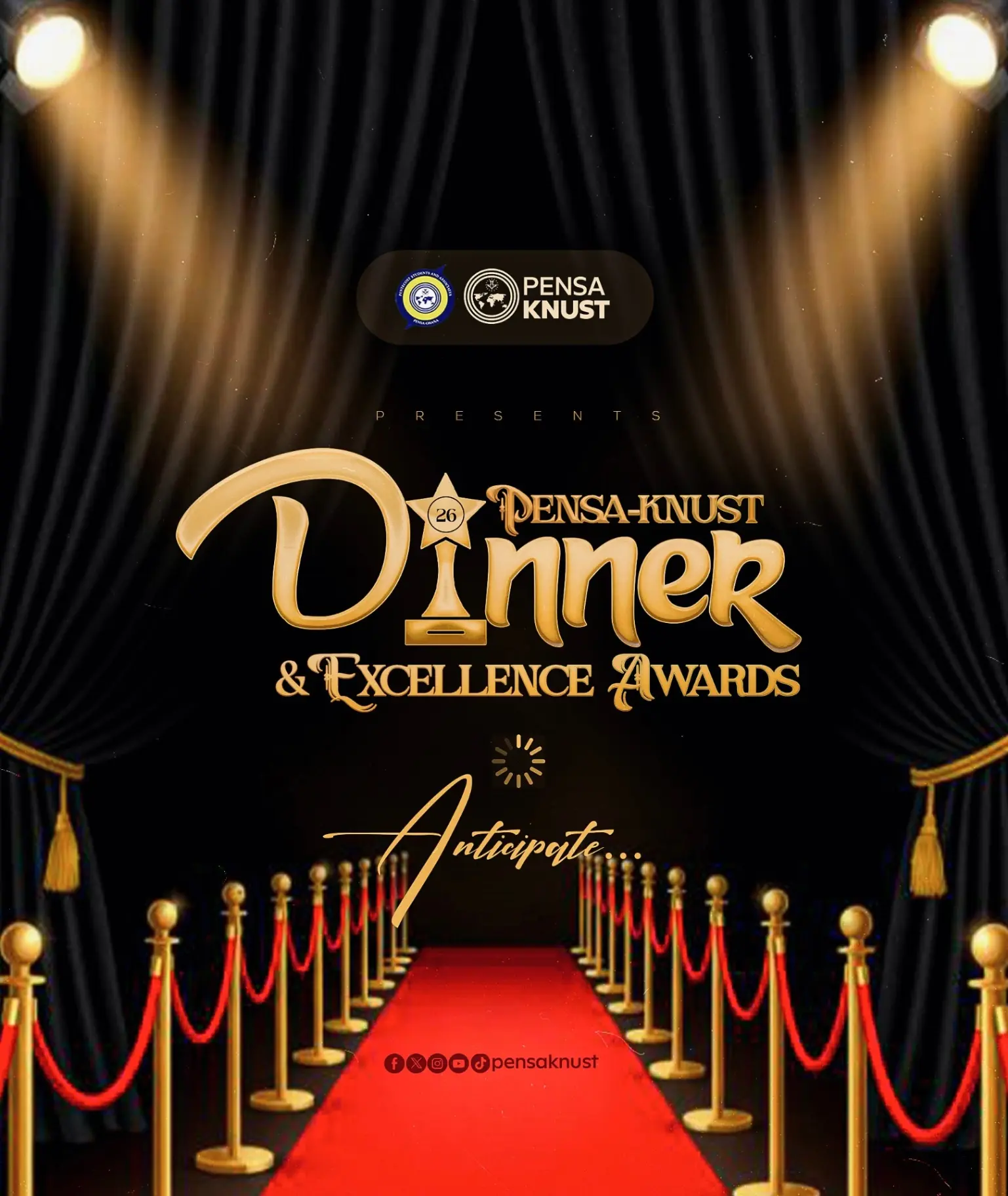 TICKETS SALES (PENSA-KNUST DINNER AND EXCELLENCE AWARDS)